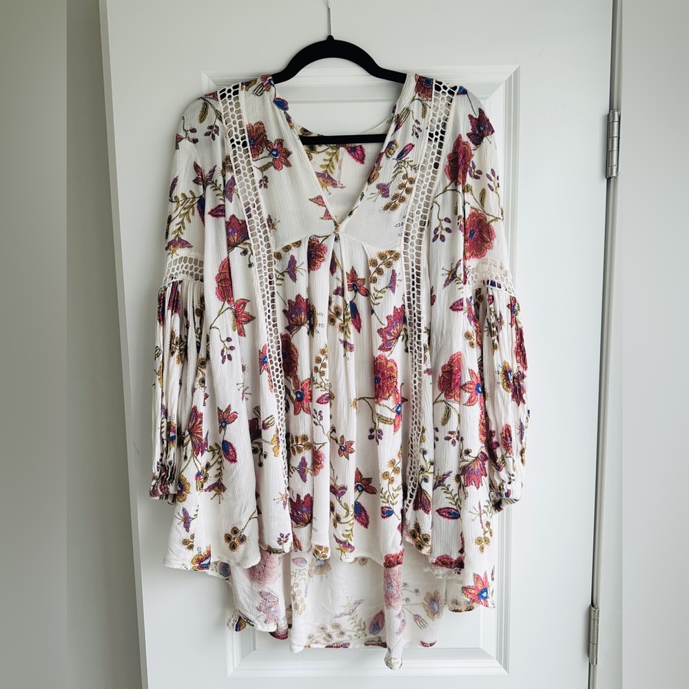Free People Tunic Crochet XS